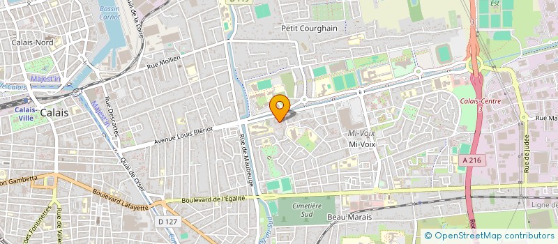 localisation de l'entreprise THEATRE DE GUIGNOL, DIRECTION MILLE  CALAIS