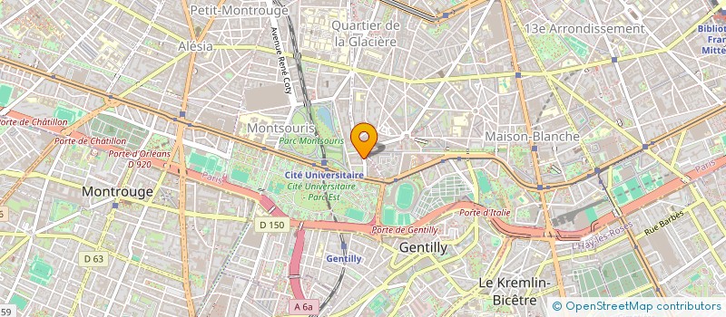 localisation de l'entreprise THEATRE DE GUY BOUCHAUVEAU  PARIS