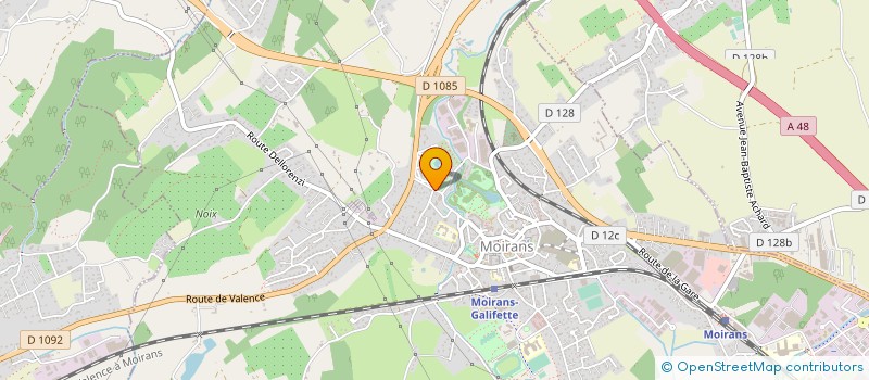 localisation de l'entreprise THEATRE DE L'ARC EN CIEL  MOIRANS