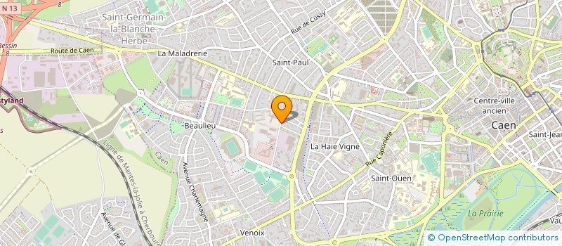 localisation de l'entreprise THEATRE  DE L'ASTRAKAN à CAEN