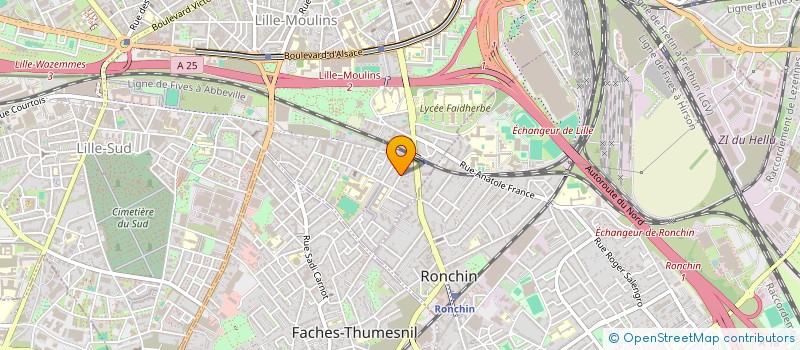 localisation de l'entreprise THEATRE DE L AUTRE à LILLE