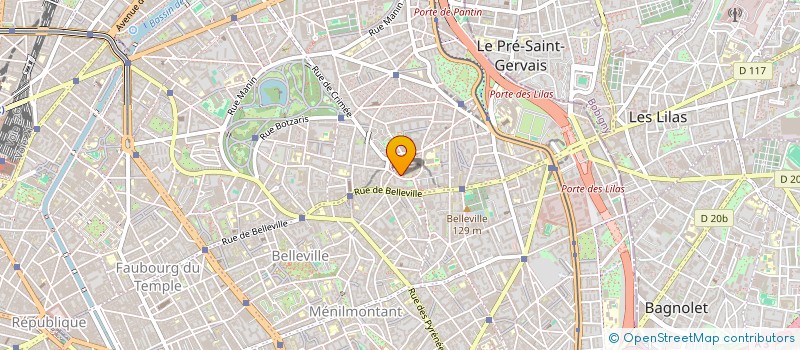 localisation de l'entreprise THEATRE DE L'AUTRE SCENE 2006  PARIS