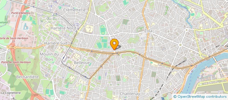 localisation de l'entreprise THEATRE DE L'AVANT PREMIERE à NANTES
