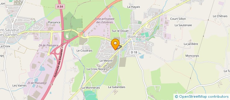 localisation de l'entreprise THEATRE DE L'ECLUSE  ROMAGNE