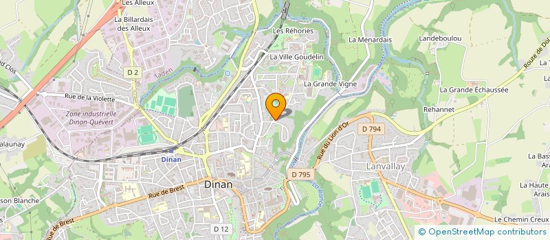 localisation de l'entreprise THEATRE DE L ELEPHANT à DINAN