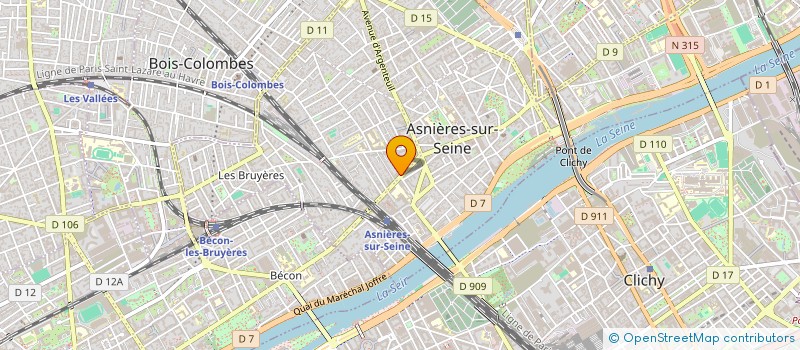 localisation de l'entreprise THEATRE DE L'EPI D'OR à ASNIERES-SUR-SEINE