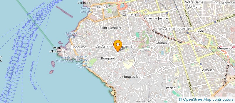 localisation de l'entreprise THEATRE DE L'EREBE  MARSEILLE