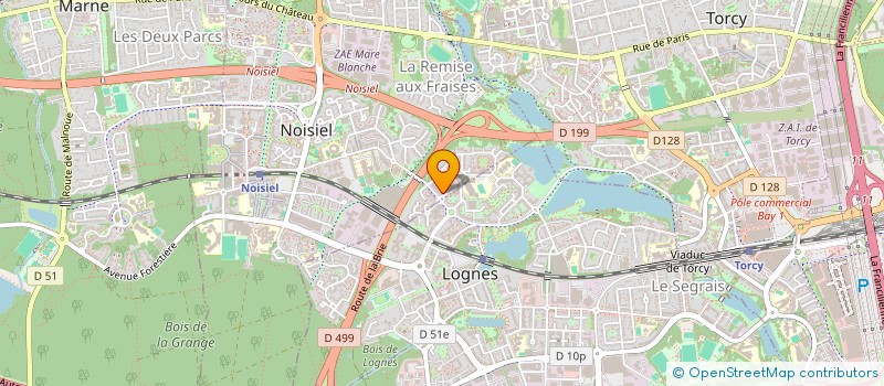 localisation de l'entreprise THEATRE DE L'ESSENTIEL  NOISIEL