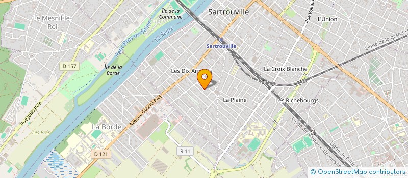 localisation de l'entreprise THEATRE DE L'EVEIL  SARTROUVILLE