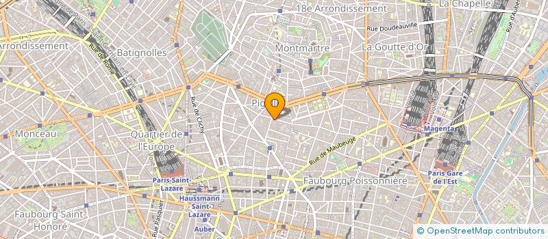 localisation de l'entreprise THEATRE DE L'HERBE TENDRE  PARIS