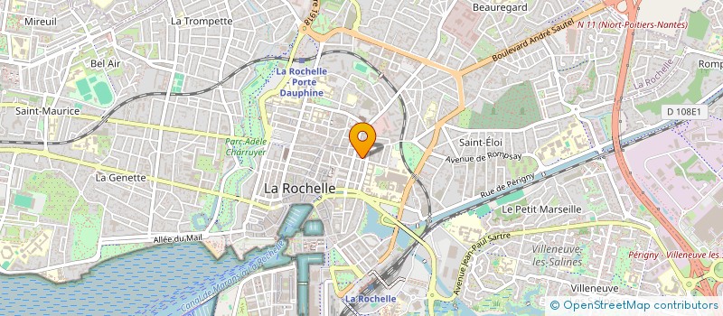 localisation de l'entreprise THEATRE DE L'HORIZON  LA ROCHELLE