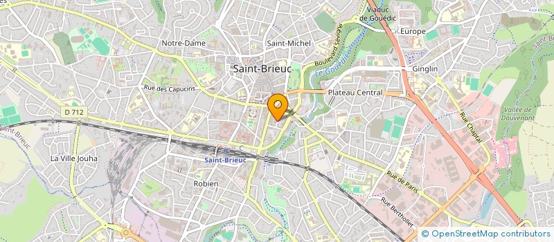 localisation de l'entreprise THEATRE DE L'HYDRE à SAINT-BRIEUC