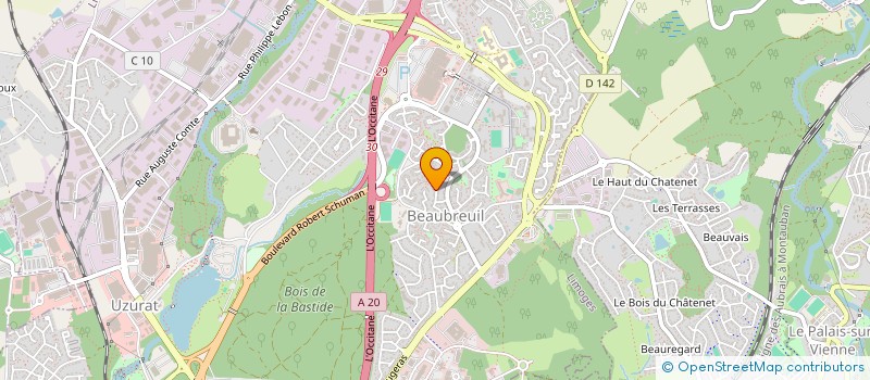 localisation de l'entreprise THEATRE DE L'HYDRE  SAINT-PRIEST-TAURION