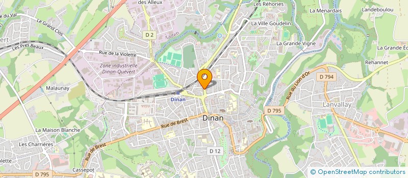 localisation de l'entreprise THEATRE DE L IF à DINAN