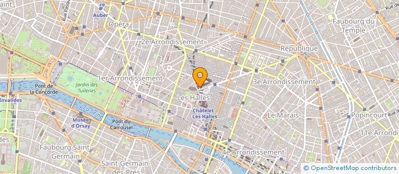 localisation de l'entreprise THEATRE DE L'INSTANT à PARIS