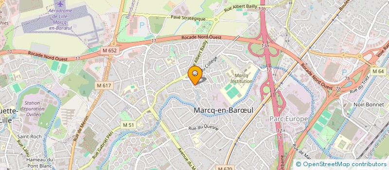 localisation de l'entreprise THEATRE DE L'INSTANT à MARCQ-EN-BARŒUL