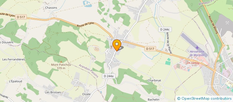 localisation de l'entreprise THEATRE DE L OBLIQUE  MORESTEL