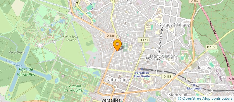 localisation de l'entreprise THEATRE DE L'OCTROI à VERSAILLES