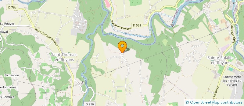 localisation de l'entreprise THEATRE DE LA CAILLASSE  SAINT-LAURENT-EN-ROYANS