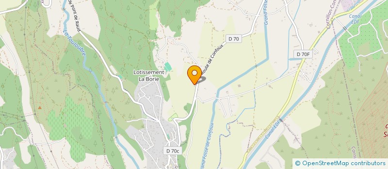 localisation de l'entreprise THEATRE DE LA COLLINE à CORNILLON-CONFOUX