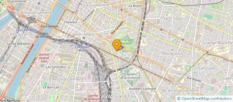 localisation de l'entreprise THEATRE DE LA CONTREMARCHE à LYON 7EME