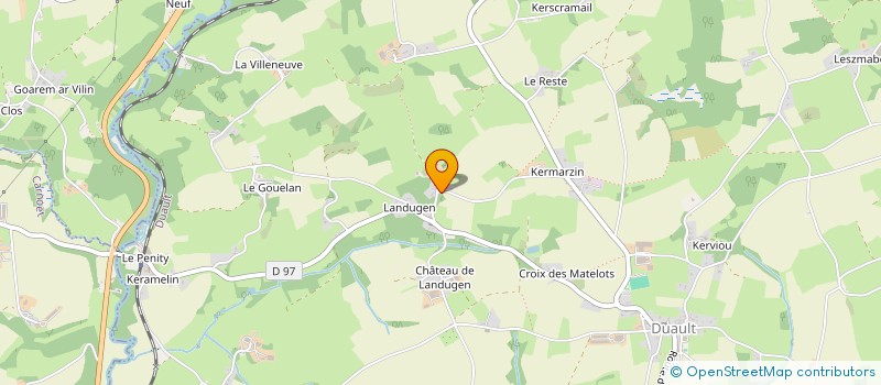 localisation de l'entreprise THEATRE DE LA CRIEUSE  CALLAC