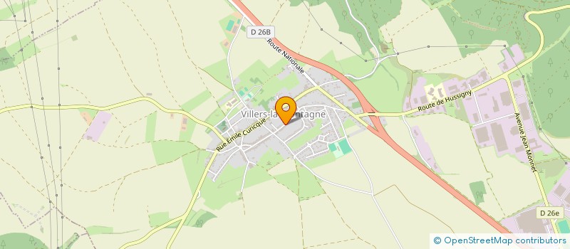 localisation de l'entreprise THEATRE DE LA DIVERSITE  VILLERS-LA-MONTAGNE