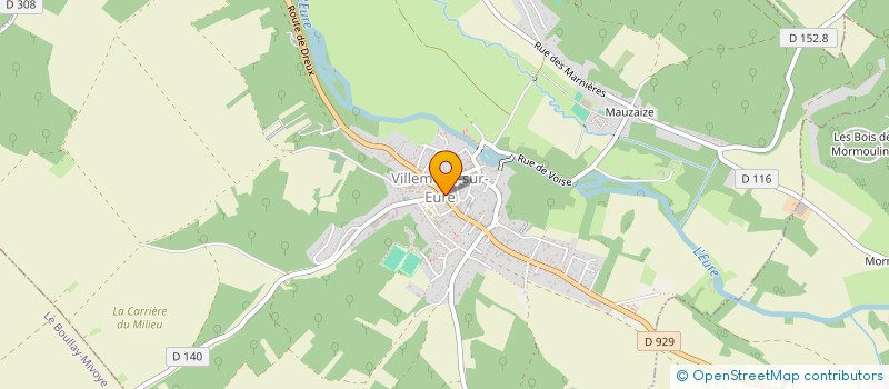 localisation de l'entreprise THEATRE DE LA FORGE à VILLEMEUX-SUR-EURE