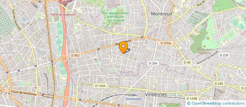 localisation de l'entreprise THEATRE DE LA FUGUE à MONTREUIL