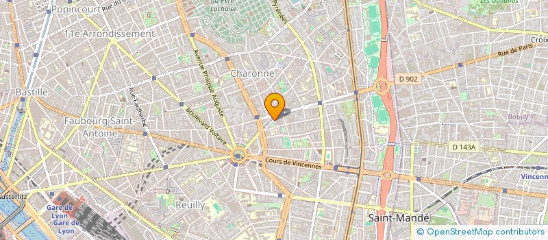 localisation de l'entreprise THEATRE DE LA GRIMACE  PARIS