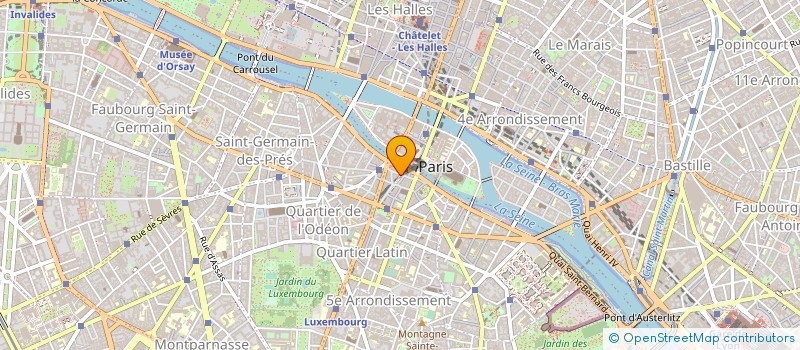 localisation de l'entreprise THEATRE DE LA HUCHETTE à PARIS