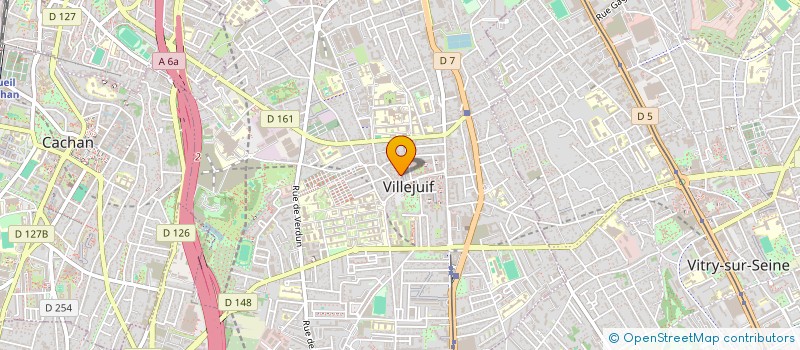 localisation de l'entreprise THEATRE DE LA JACQUERIE à VILLEJUIF