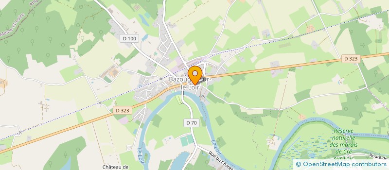 localisation de l'entreprise THEATRE DE LA JEUNE LUNE à BAZOUGES CRE SUR LOIR
