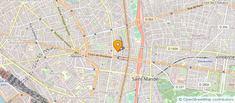 localisation de l'entreprise THEATRE DE LA LUCARNE  PARIS