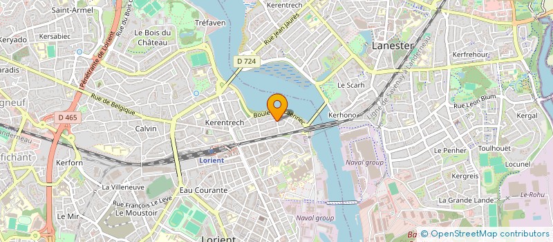 localisation de l'entreprise THEATRE DE LA LUNE ROUGE  LORIENT