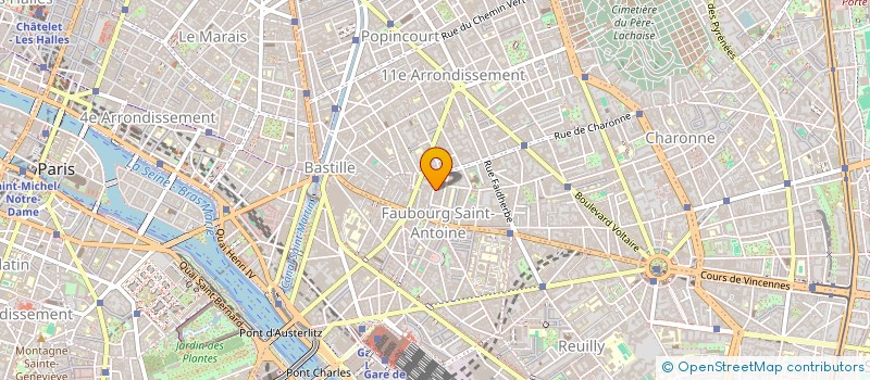 localisation de l'entreprise THEATRE DE LA MAIN D'OR  PARIS