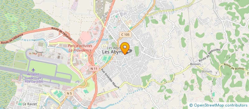 localisation de l'entreprise THEATRE DE LA MANGROVE  LES ABYMES