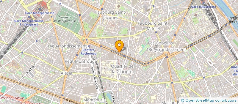 localisation de l'entreprise THEATRE DE LA MENTHE ROUGE  PARIS