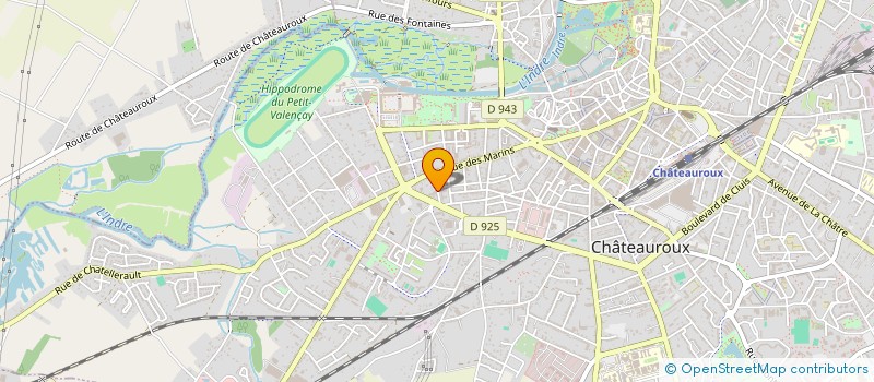 localisation de l'entreprise THEATRE DE LA MURISSERIE à CHATEAUROUX