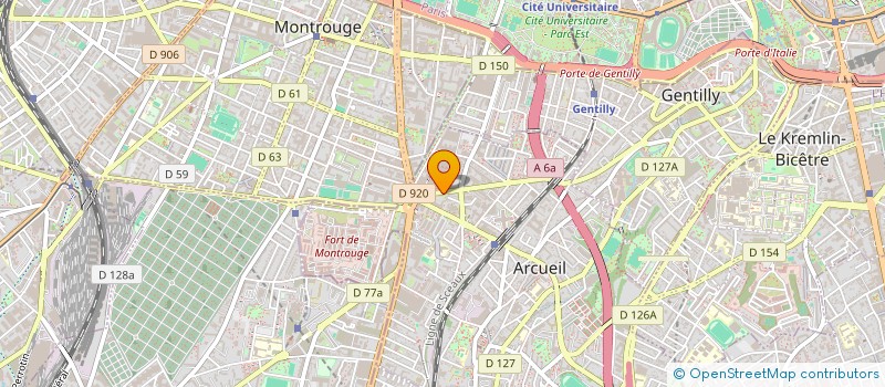 localisation de l'entreprise THEATRE DE LA NUIT à ARCUEIL