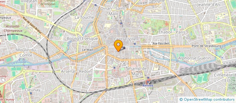 localisation de l'entreprise THEATRE DE LA PARCHEMINERIE  RENNES