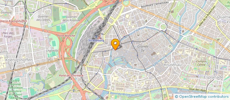 localisation de l'entreprise THEATRE DE LA PETITE FRANCE à STRASBOURG