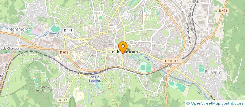 localisation de l'entreprise THEATRE DE LA PETITE MONTAGNE à LONS-LE-SAUNIER