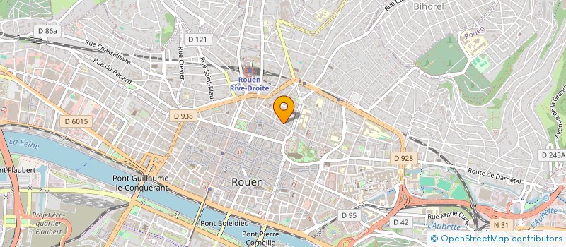 localisation de l'entreprise THEATRE DE LA PIE ROUGE  ROUEN