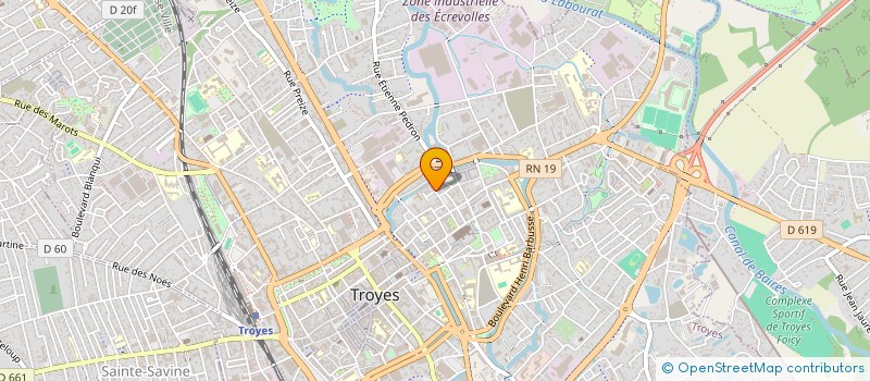 localisation de l'entreprise THEATRE DE LA PIERRE NOIRE à TROYES