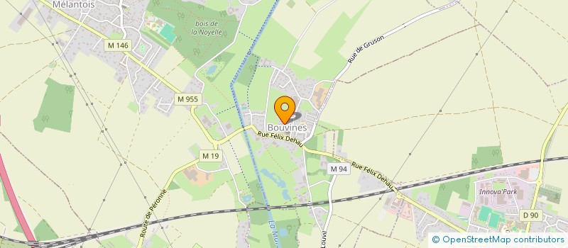 localisation de l'entreprise THEATRE DE LA PLAINE  BOUVINES