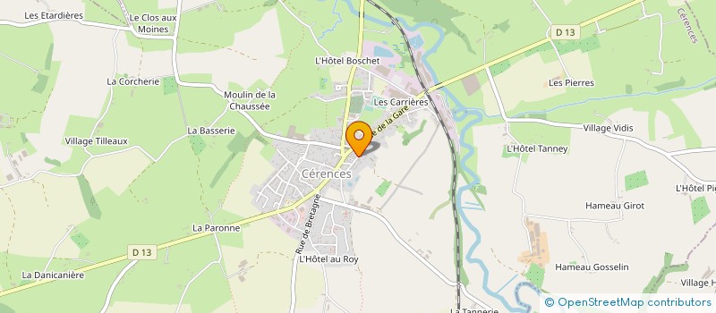 localisation de l'entreprise THEATRE DE LA PRESQU'ILE  CERENCES