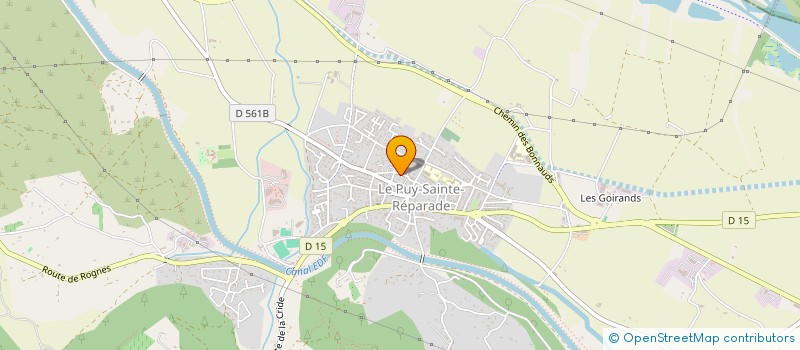 localisation de l'entreprise THEATRE DE LA QUILLO  LE PUY-SAINTE-REPARADE