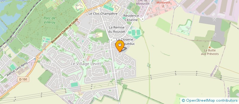 localisation de l'entreprise THEATRE DE LA ROSELIERE à MENNECY