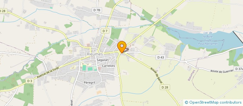 localisation de l'entreprise THEATRE DE LA TORTUE  LABASTIDE-CLERMONT